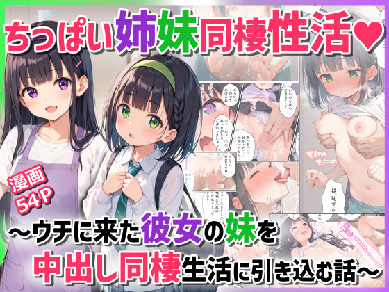 【中出し】 ちっぱい姉妹同棲性活〜ウチに来た彼女の妹を中出し同棲生活に引き込む話〜 【d_522464】