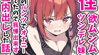 【中出し】 性欲ムンムンツンデレ妹が俺のパンツでオナニーしてたので我慢出来ず膣内出しした話 【d_551816】