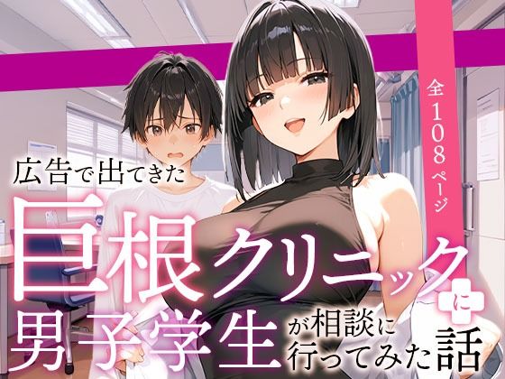 【中出し】 広告で出てきた巨根クリニックに男子学生が相談に行ってみた話 【d_589800】