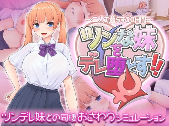 【中出し】 ツンな妹をデレ堕とす！！  〜二人で暮らす30日間〜 【d_619598】
