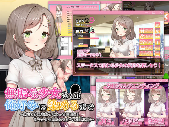 【中出し】 無垢な少女を俺好みに染めるまで〜家なき少女を拾ってえっちに開発！ 甘やかすも虐めるもすべては俺次第〜 【d_637490】