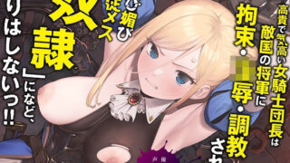 【中出し】 高貴で気高い女騎士団長は敵国の将軍に拘束・凌●・調教されて「媚び媚び服従メス奴●」になど、なりはしないっ！！【KU100】 【d_236150】